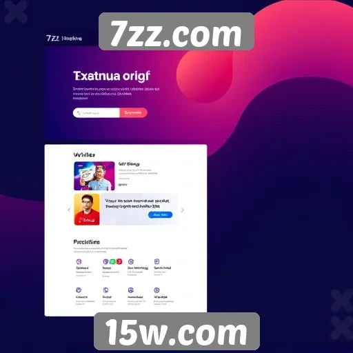 Evolução do design de interface do site 7zz.com